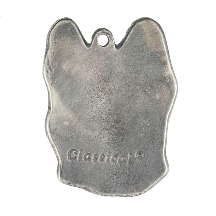 Owczarek francuski Briard brelok posrebrzany Art-Dog