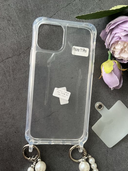 Чохол з намистом бусами iPhone 16 Pro Max айфон про макс шнурком