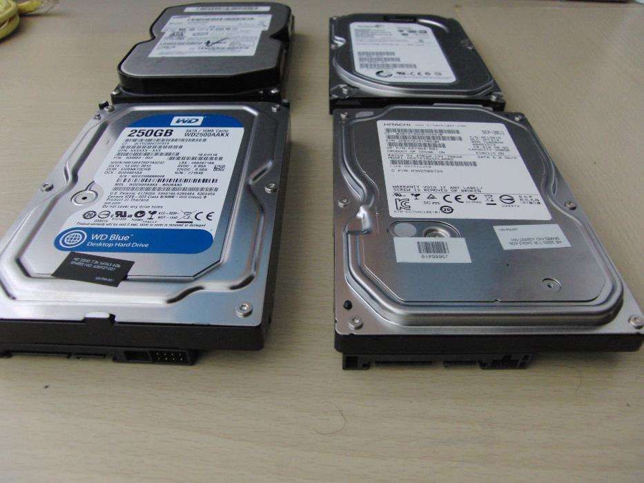 Discos SATA 250GB 3.5 Polegadas - Várias Marcas