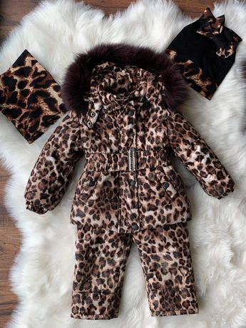 Зимняя куртка и комбинезон Moncler шапка снуд на возраст 12 месяцев
