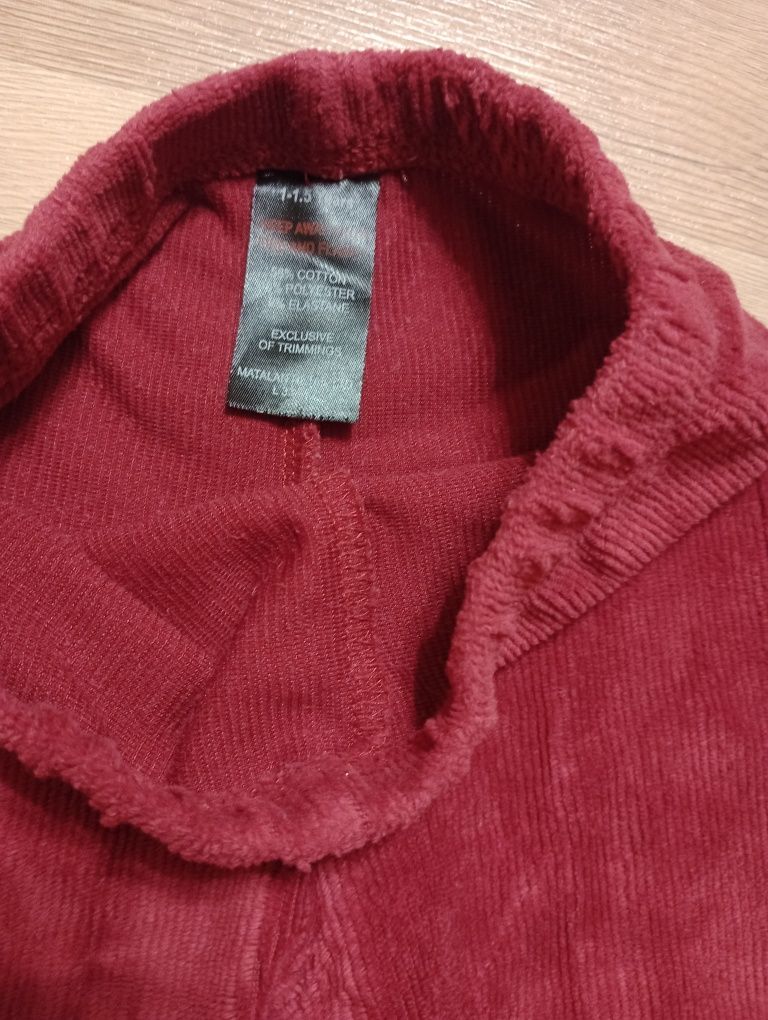 Paka zestaw ubranek dla dziewczynki na 80 86 bluza spodnie