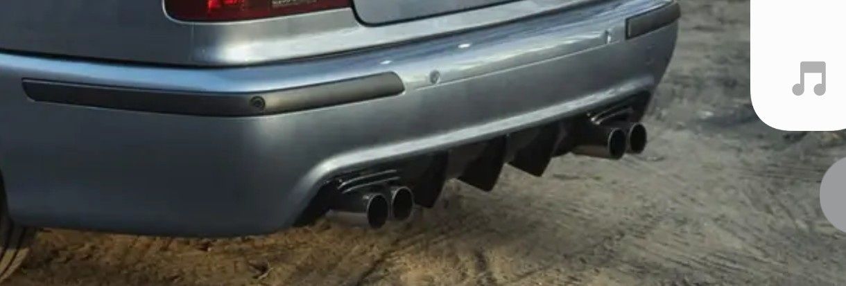 Dyfuzor gtr lub gt bmw E39 m pakiet wysyłka gratis!!!