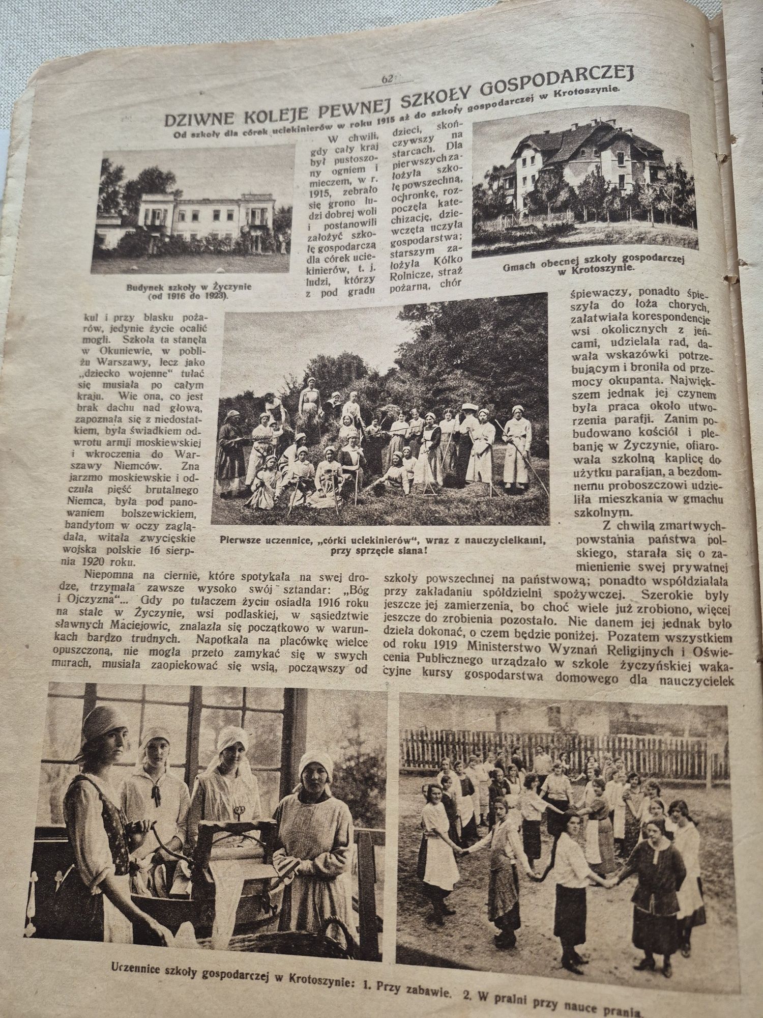 Stara gazeta 1926 rok przewodnik katolicki