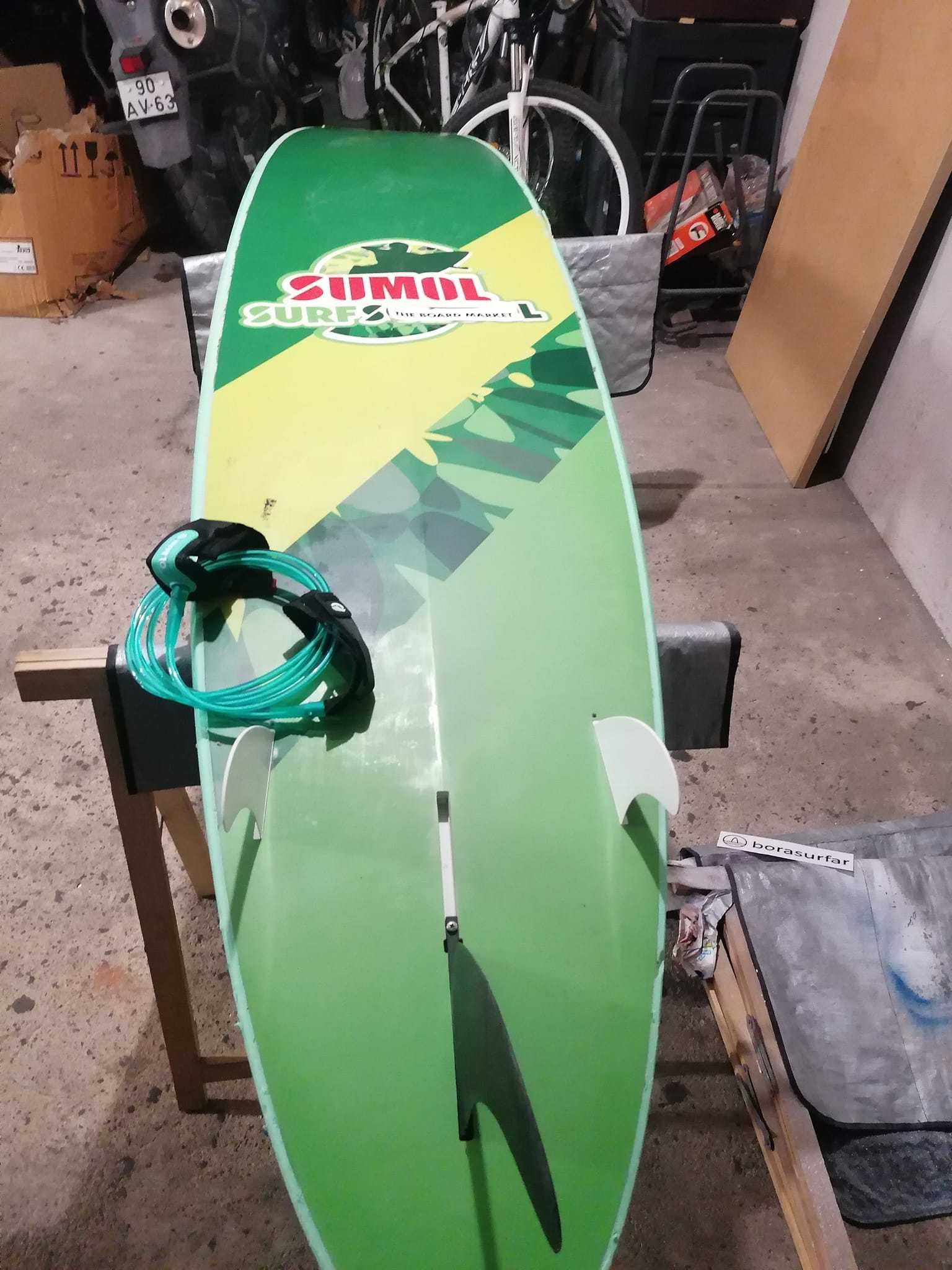 Epoxy Evolution 8 surfboard NSP 7.6 Malibu prancha de surf torq FCS