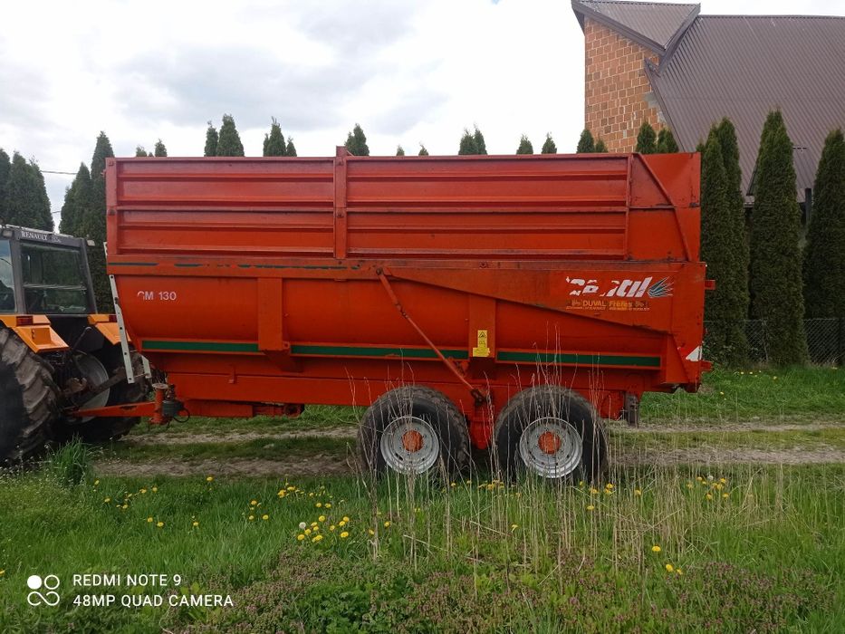 Przyczepa skorupowa Jeantil 13 ton tandem