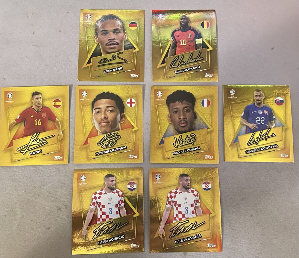 Topps Euro 2024 Gold Signature