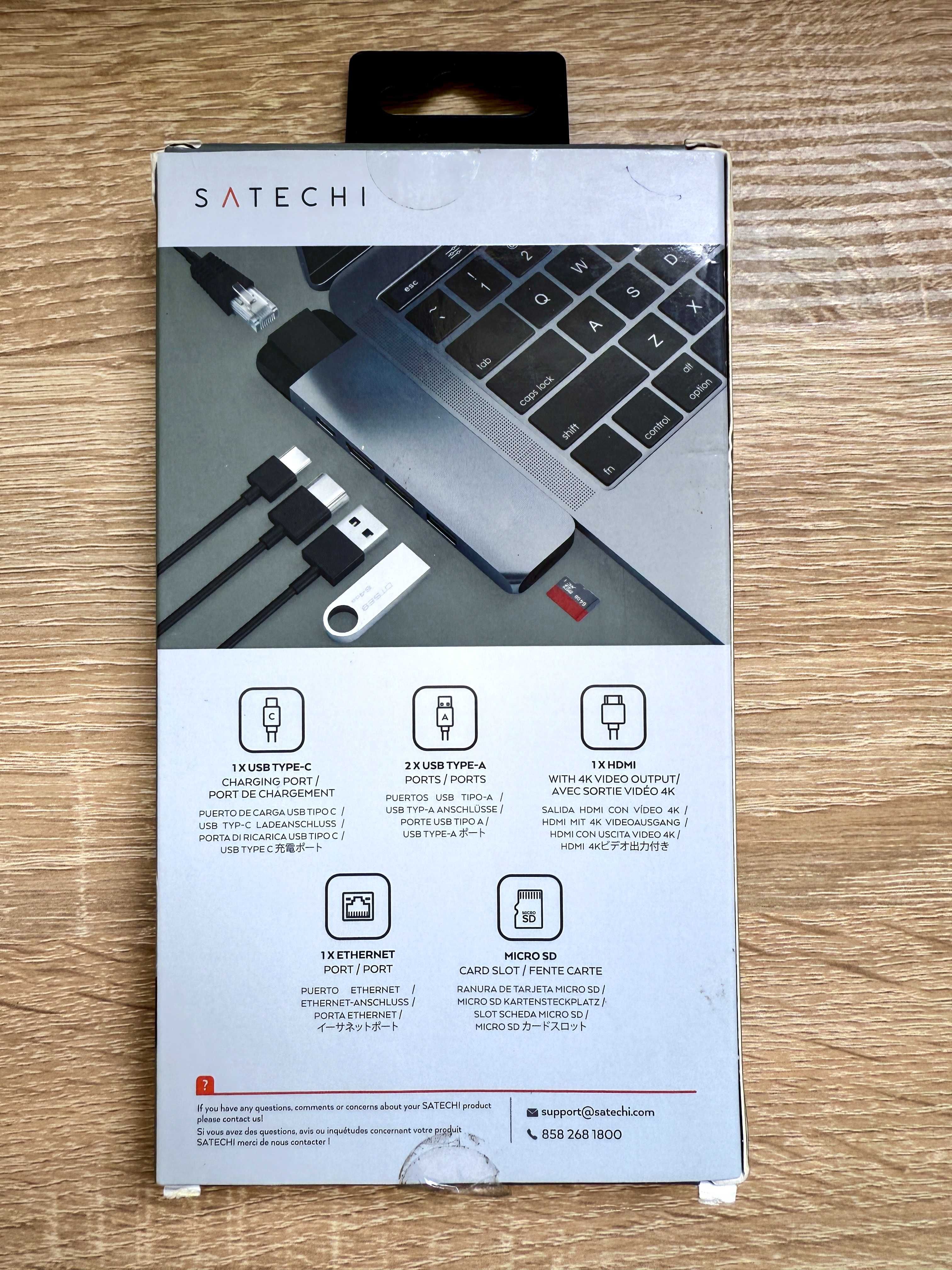 Адаптер хаб Satechi Aluminum Type-C Pro Hub