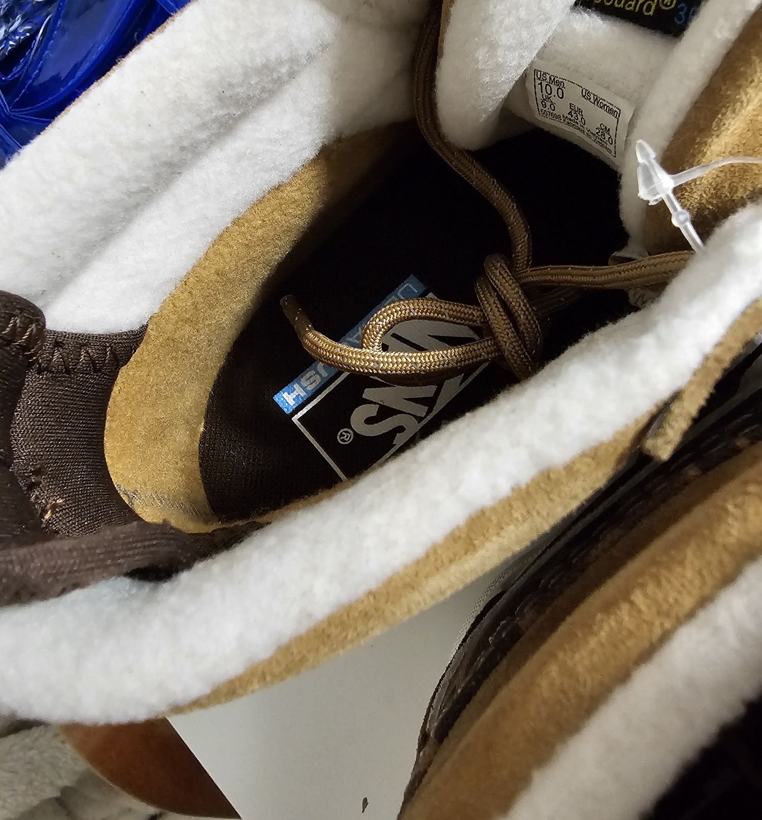 Nowe Vans SK8 Hi MTE 44 zimowe buty ocieplane za kostkę beżowe wodoodp