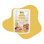 Brit Care Mini Rabbit Salmon fillets gravy Królik Łosoś 10x85g