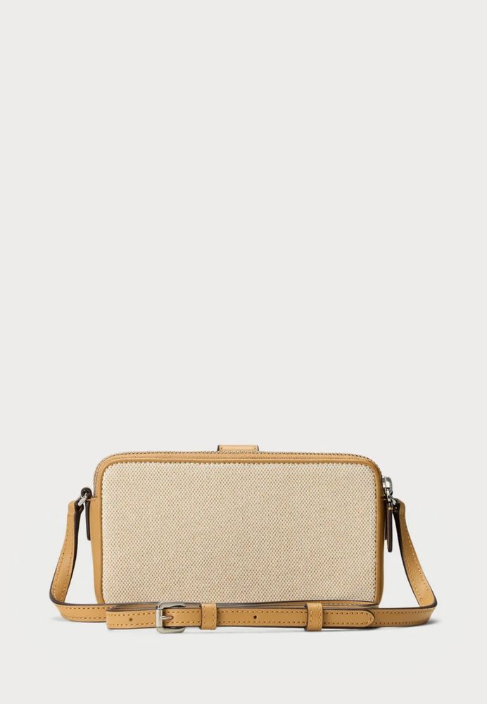 Оригінал Ralph Lauren Canvas Medium Witley crossbody WALLET