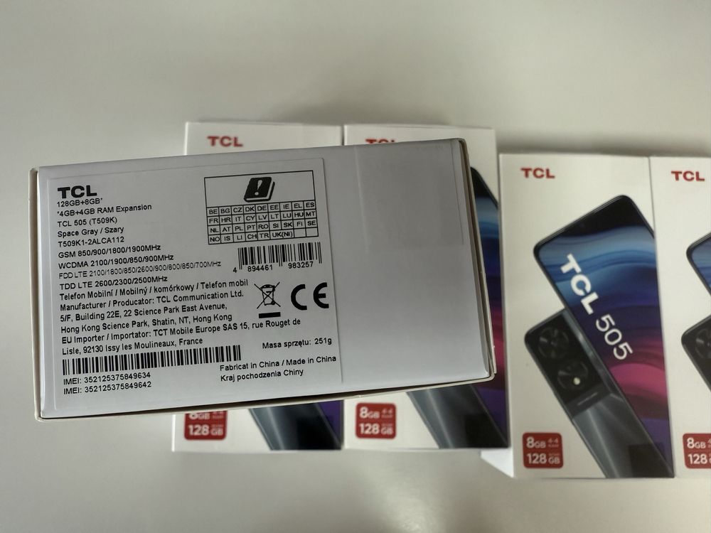 TCL 505 4+4/128GB Szary - Nowe i Używane - Okazja
