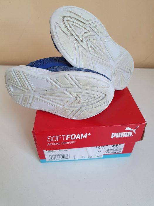 Puma buty adidasy dla chłopca Comet V Soft foam niebieskie r. 23