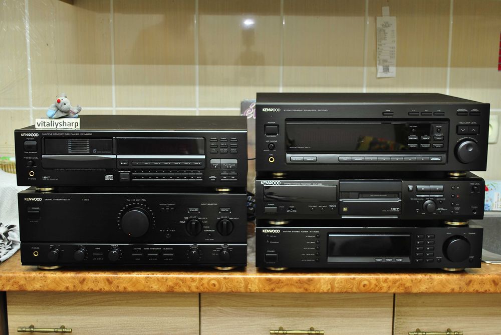 СУПЕРСТОЙКА! KENWOOD DA-9010(ЦАП)+CD, minidisc, эквалайзер, тюнер.