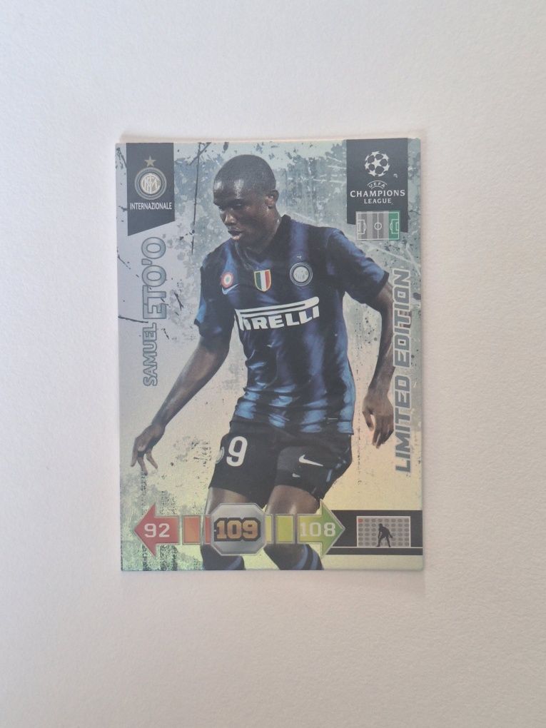 Karty piłkarskie PANINI Champions League 2010/2011 Eto'o Limited RARE