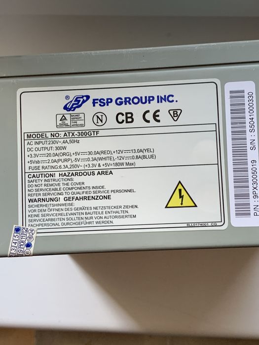 Блок живлення FSP 300W
