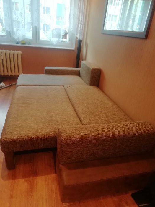 Kanapa narożna rozkładana