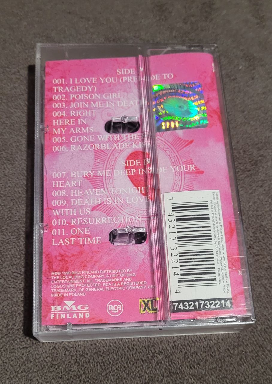 HIM - Razorblade Romance, kaseta magnetofonowa rock