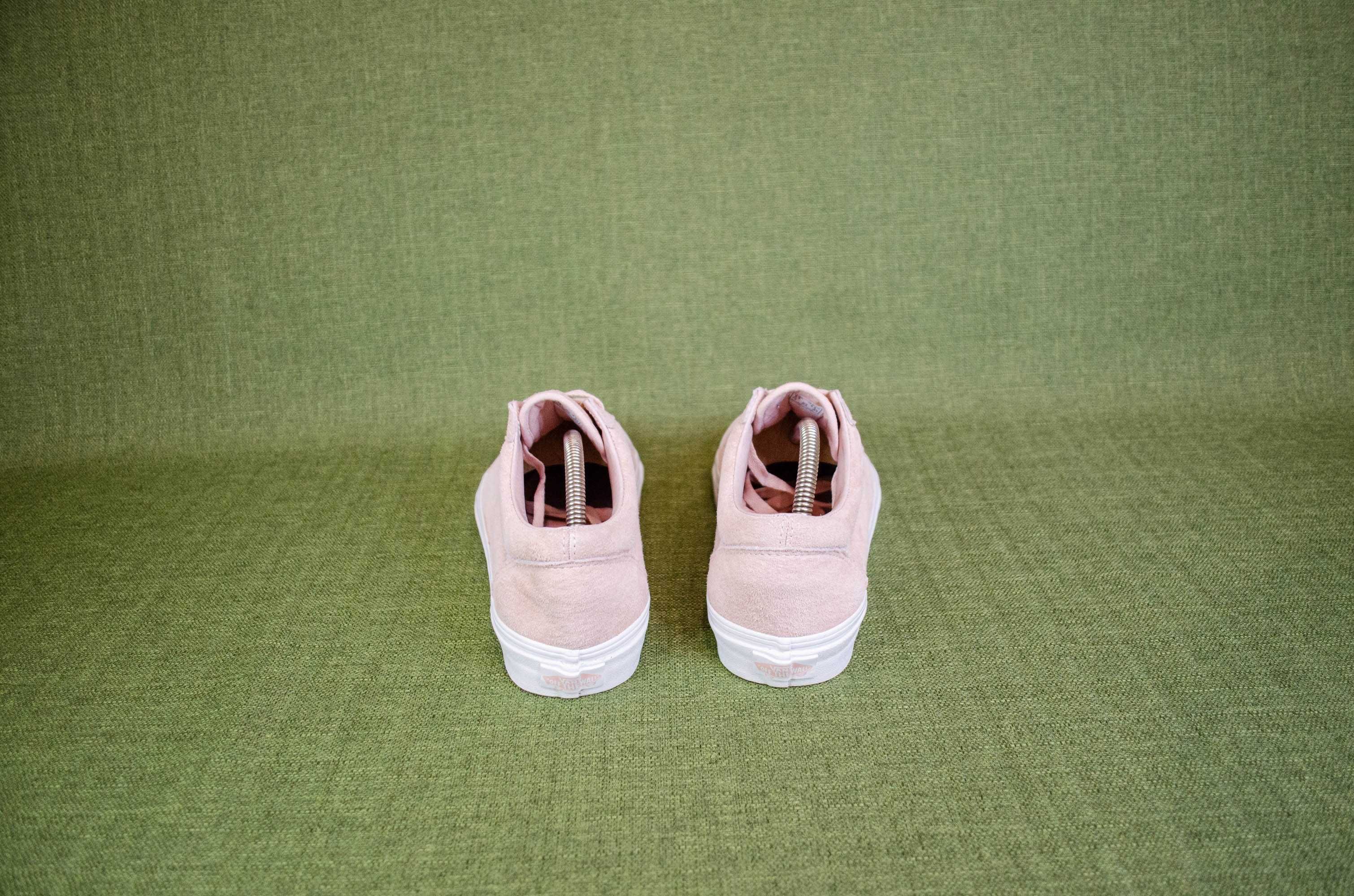 Vans Old Skool Розовые Кожаные Кеды Оригинал! Размер 40 26 см