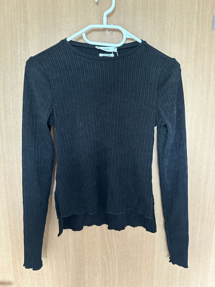 Sweter top czarny XS Reserved