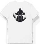 Koszulka męska biała Motocyklowe Emblematy w Cieniu 3XL