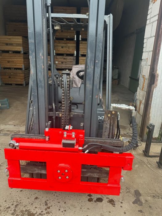 MONTAŻ Obrotnica do wózka widłowego traktora wywrotnica skrzyniopalet