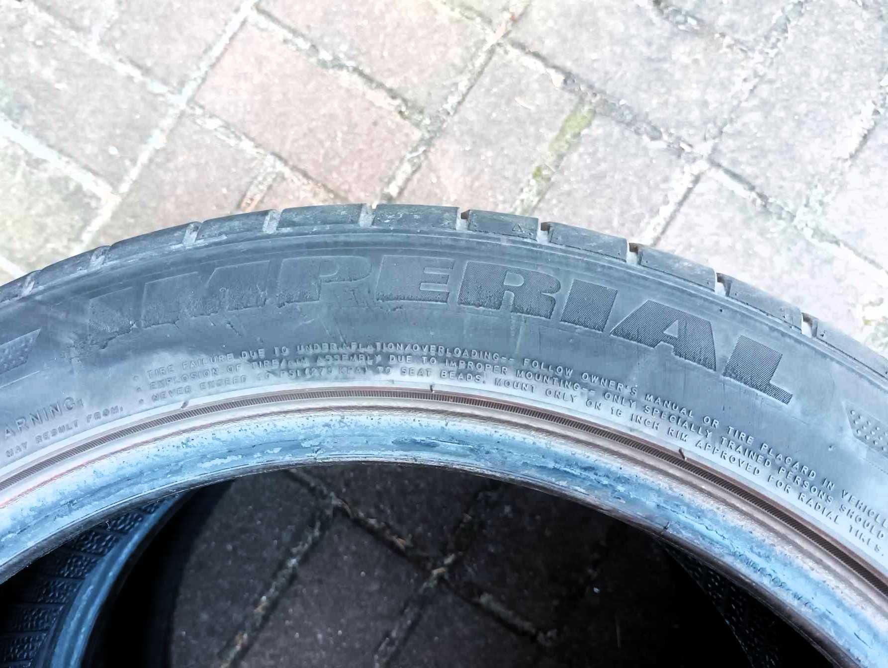 Opony letnie 205/45R16 87W Imperial Używane