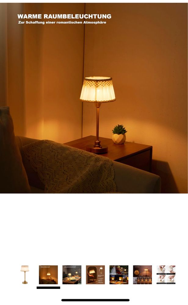 Lampka Stołowa ściemnialna