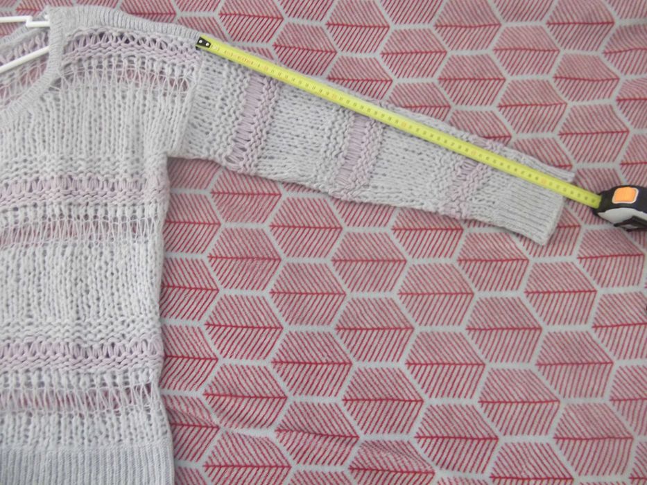Camisola malha lilás cinzenta/Lilac & gray knit sweater - PIMKIE (M/L)
