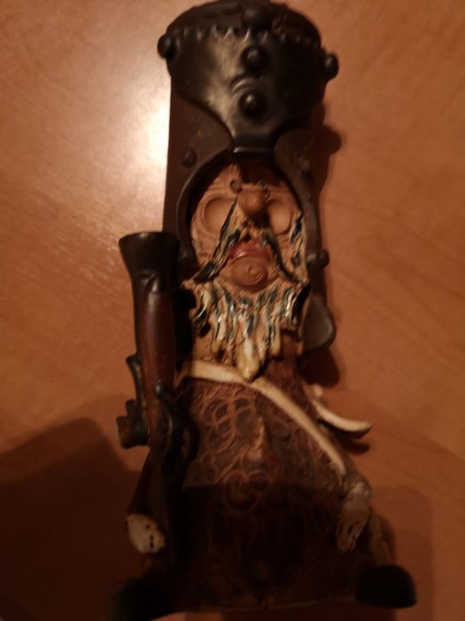 Vintage Mid century noble warrior. Antiguidade.