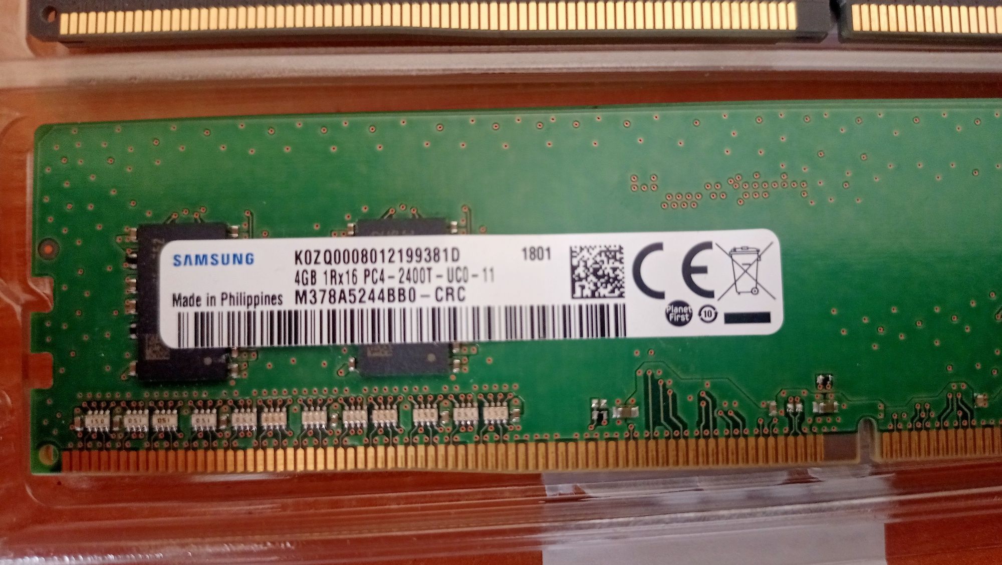 DDR4 4 gb 2400 mhz samsung goodram 4gb X 4