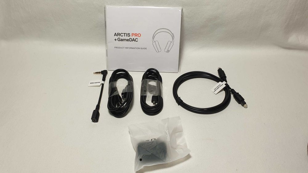 Słuchawki nauszne SteelSeries Arctis Pro + GameDac jak NOWE.