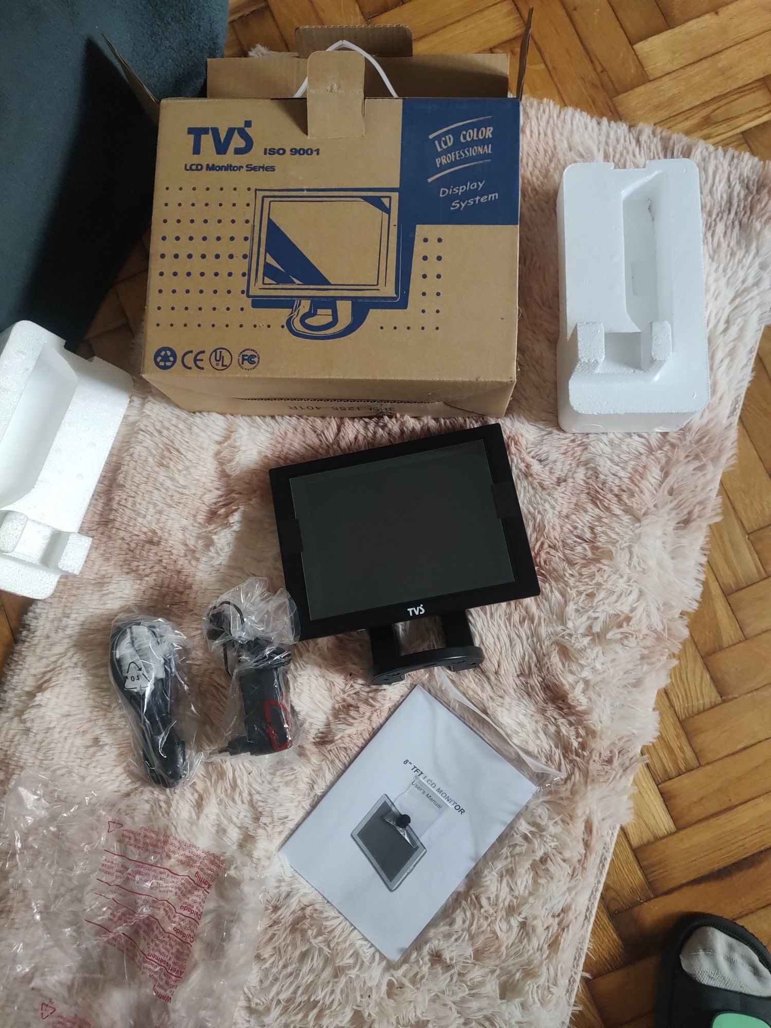 Monitor przemysłowy TVS LCD 8'