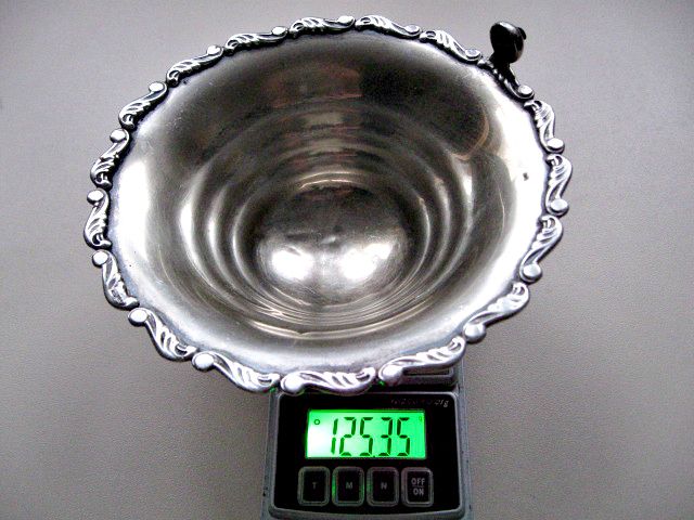 Антикварная Ваза Конфетница 125.35 грамма Серебра 875 пробы