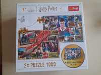 Puzzle Harry Potter * 2x 1000 elementów + plakat