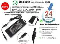 Carregador 19V_4.7A | Conector 5,5mm * 2,5mm | compatível | 90W