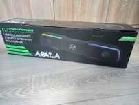 Głośnik komputerowy soundbar LED 6W, Apala EGS101, nowy