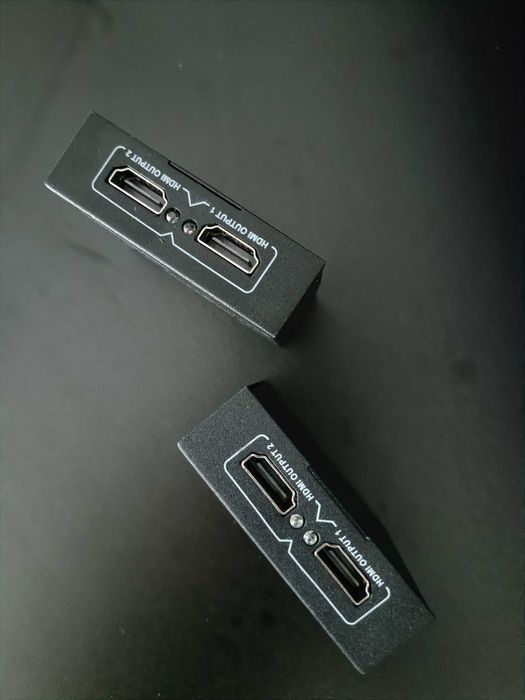 Rozdzielacz HDMI Splitter 1x2 do TV konsoli PC