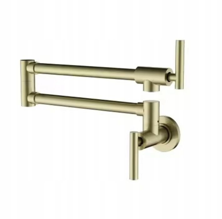 Bateria ścienna złota nad płytę indukcyjna