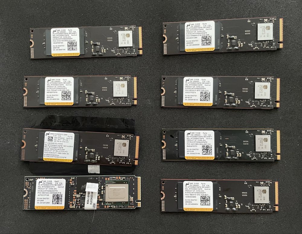 Накопичувач SSD M.2 2280, 512Gb Samsung та інші