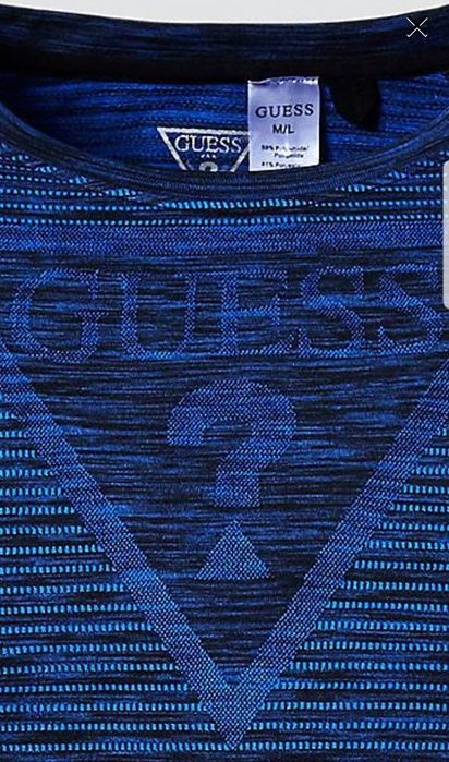 Super lekka oddychająca koszulka Guess, siłownia, bieganie, sport L/XL