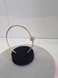 Nowa złota bransoletka Pandora usztywniana mega wygląd
