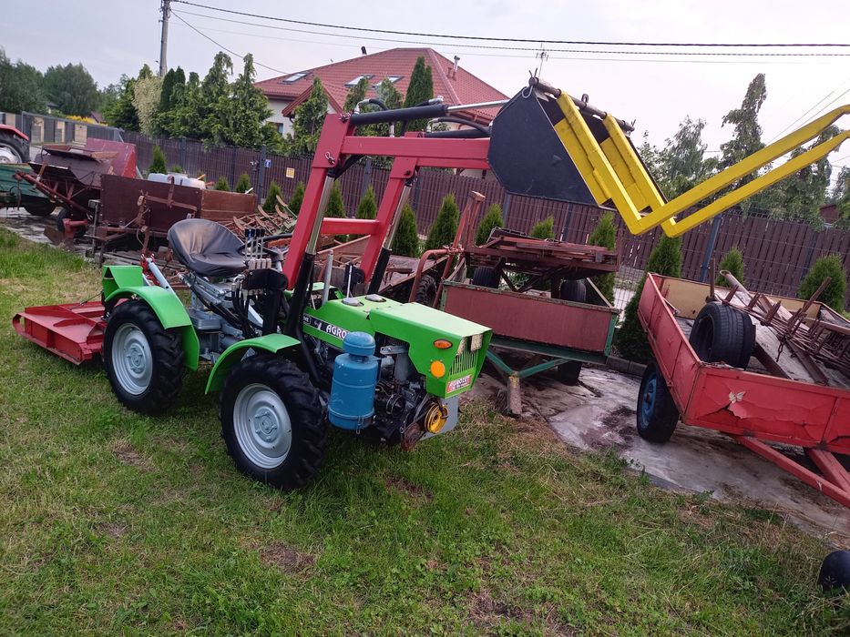 Ładowarka Ogrodnicza TRAKTOREK miniCiągnik 4x4 tz4k14 agrozet czeski