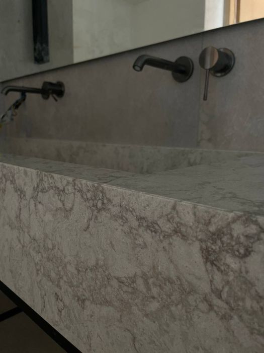 ЦІНИ ВИРОБНИКА‼️Столешница в ванную Искусственный камень Мрамор Гранит