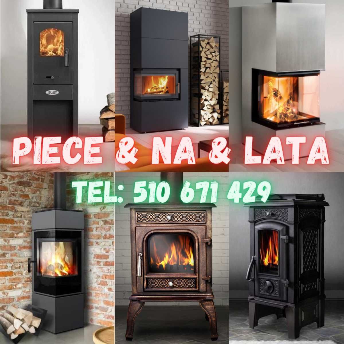 MOCNY KOMINEK 9,0 kW BLIST Ekonomik LUX LM Żeliwny Ruszt Wysyłka 24h !