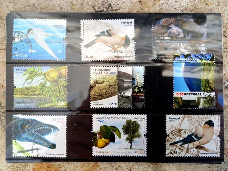 Selos usados dos Açores