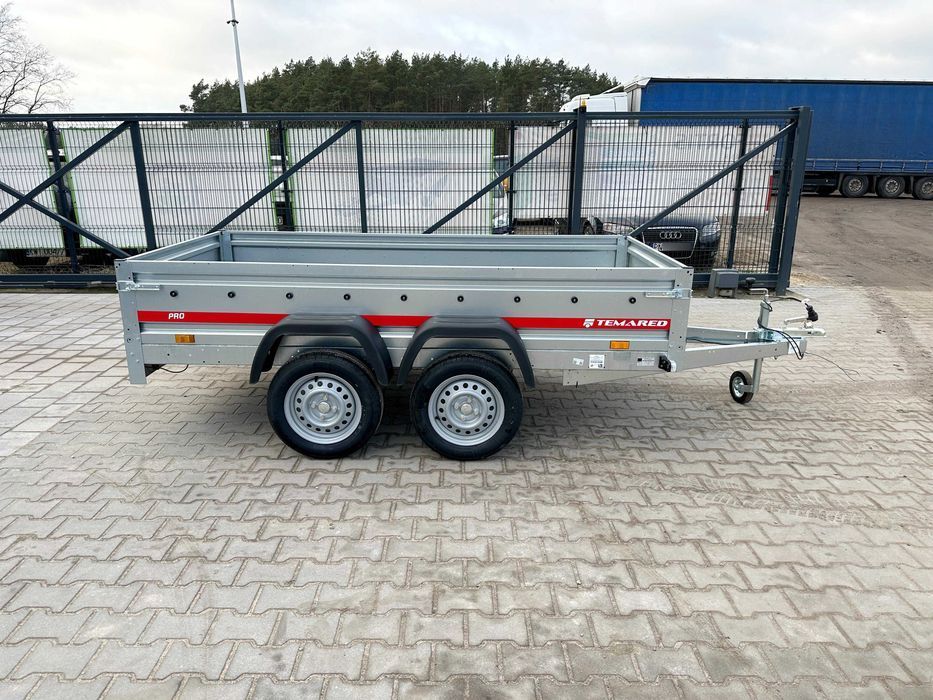 Nowa Przyczepka Samochodowa Temared PRO 2612/2 Przyczepa Dwuosiowa