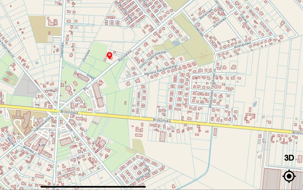 Sprzedam działkę z domem w centrum Nowosolnej. 400 m od rynku.