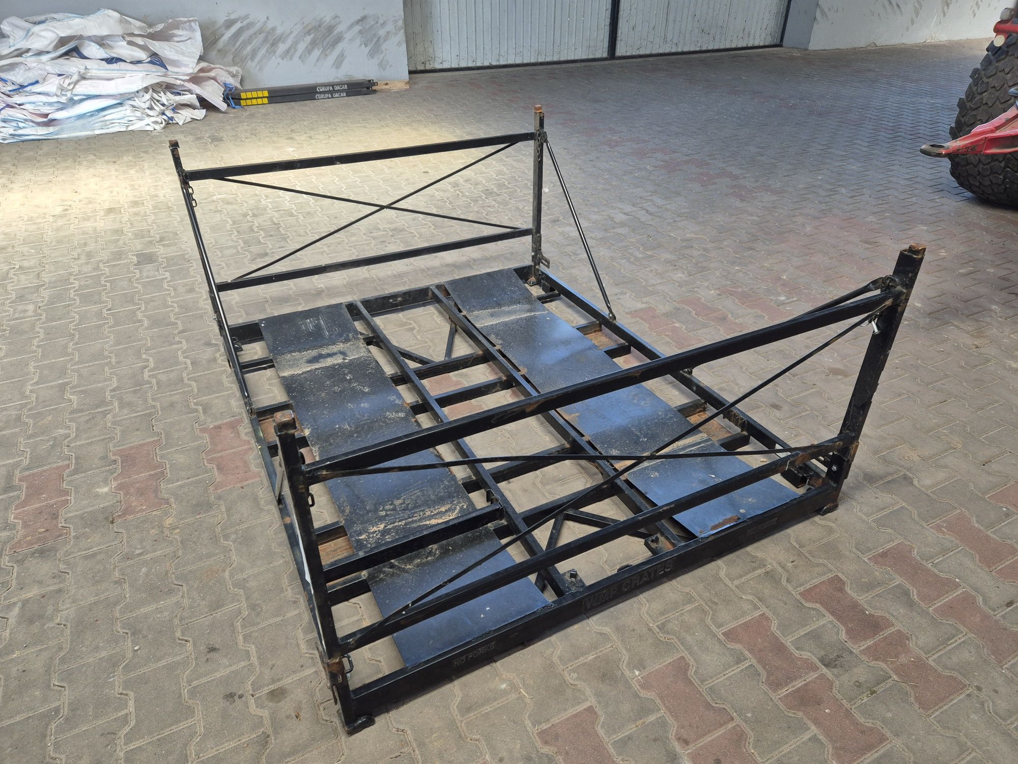 Pojemnik koszowy paletowy skrzyniopaleta Gitterbox Kontener 200x160x90