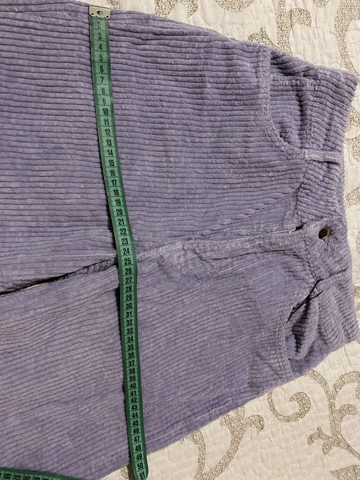 Фіолетові вельветові штани Zara