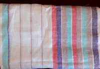 Отрез полотенечной ткани из натурального льна